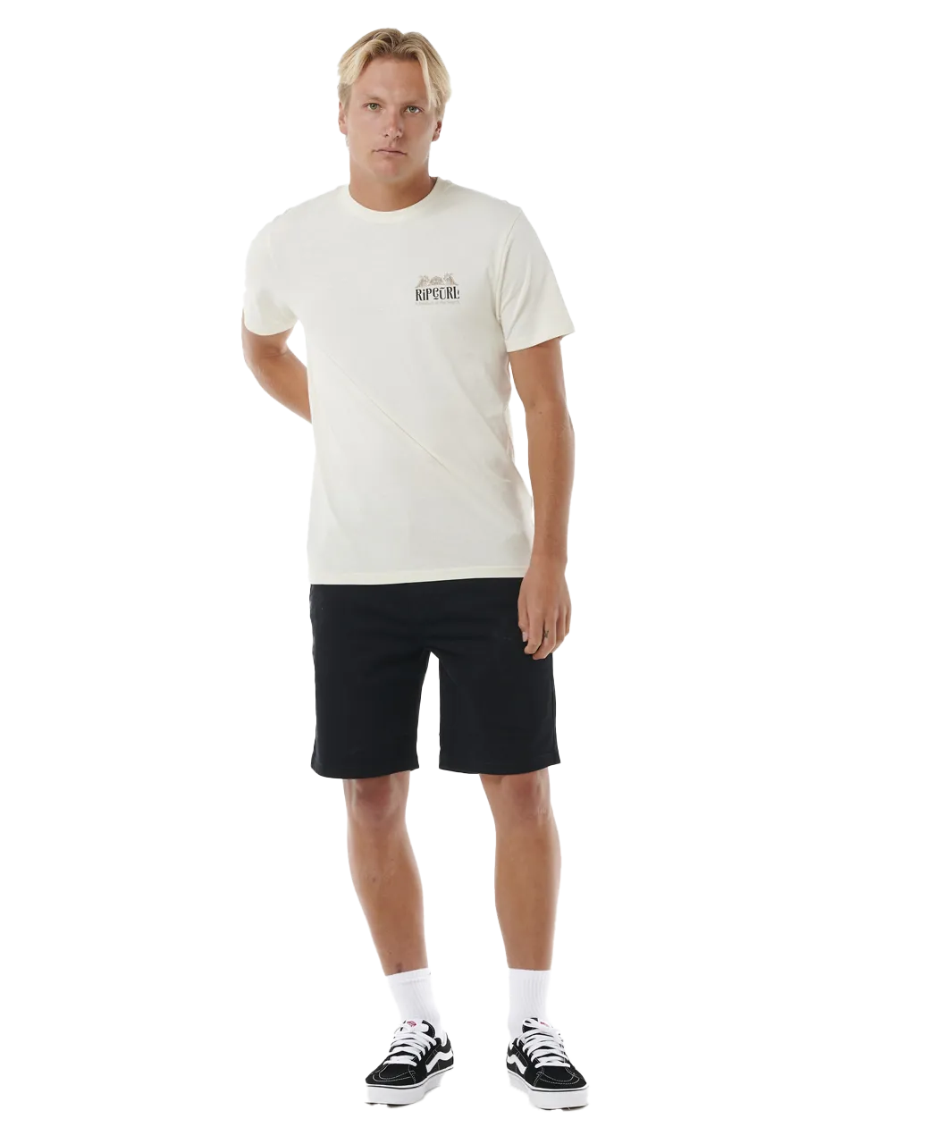 Down The Line T-Shirt in Bone