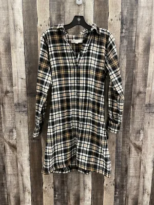 Dress Casual Short By Loft In Plaid Pattern, Size: S