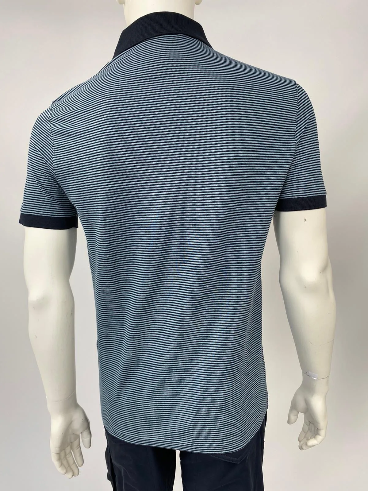 Fil a Fil Striped Polo