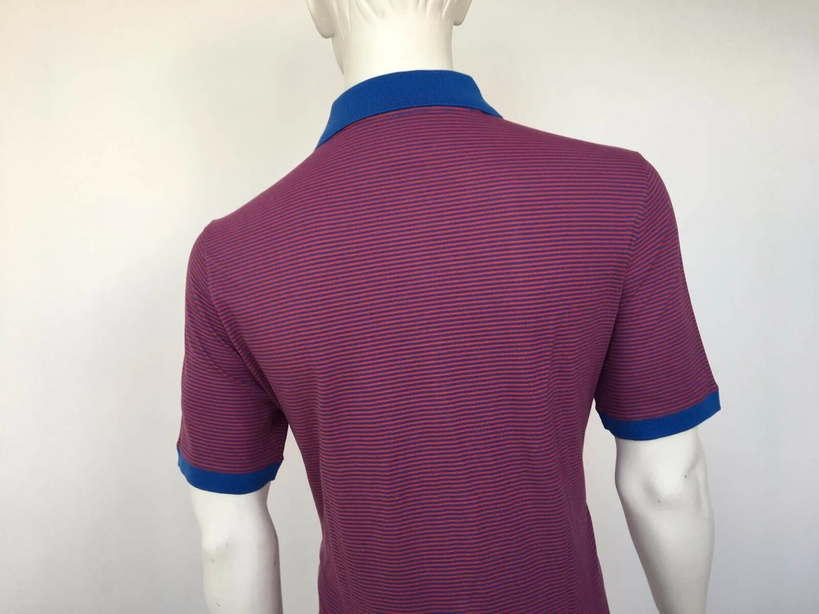 Fil a Fil Striped Polo
