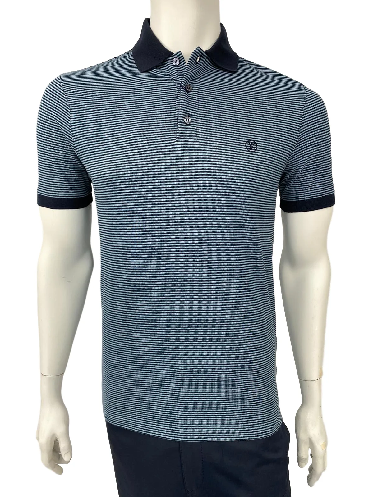 Fil a Fil Striped Polo