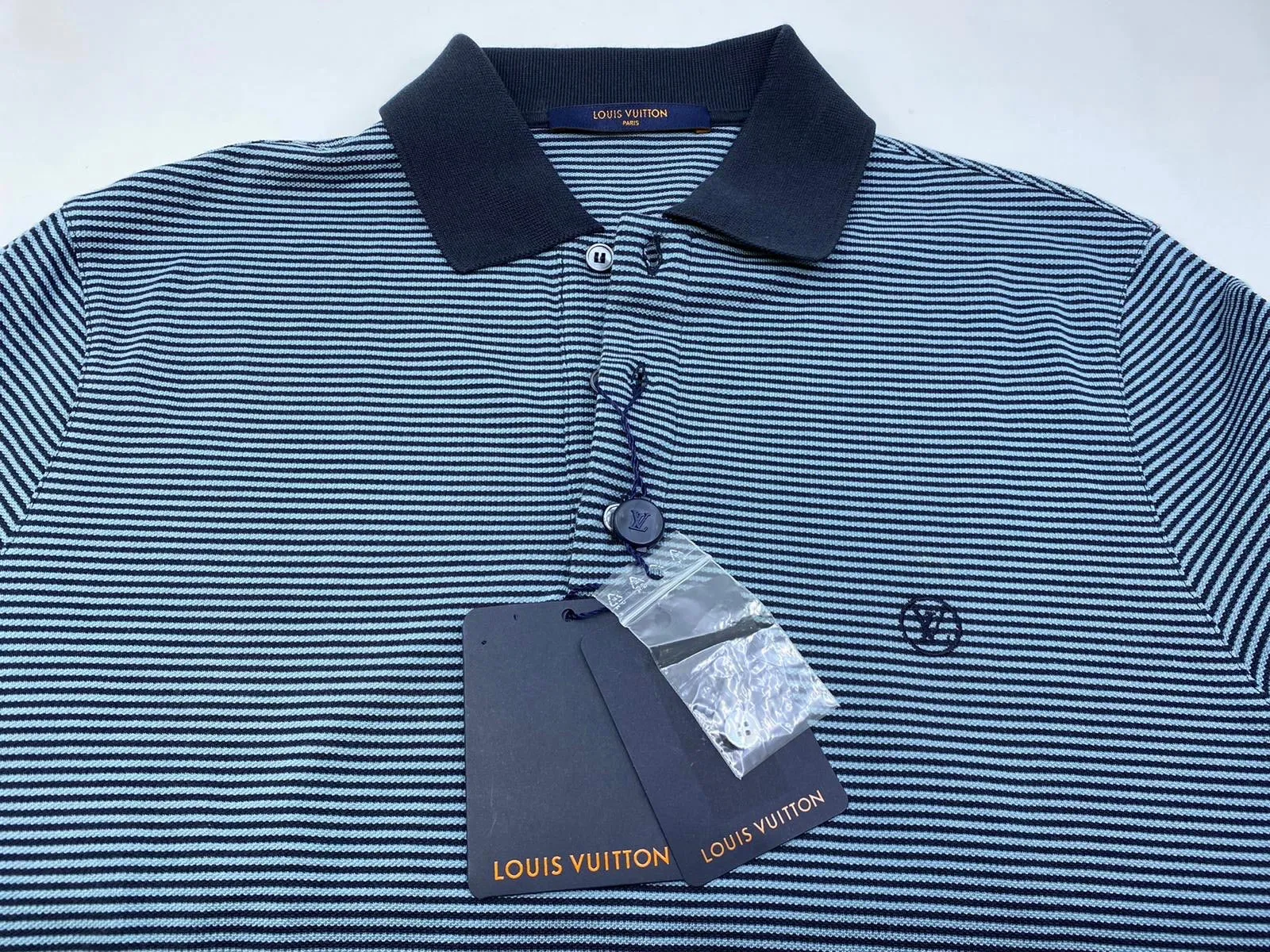 Fil a Fil Striped Polo