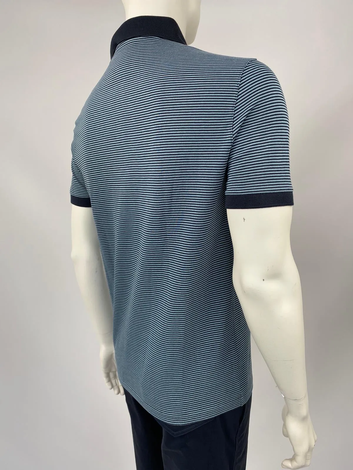 Fil a Fil Striped Polo