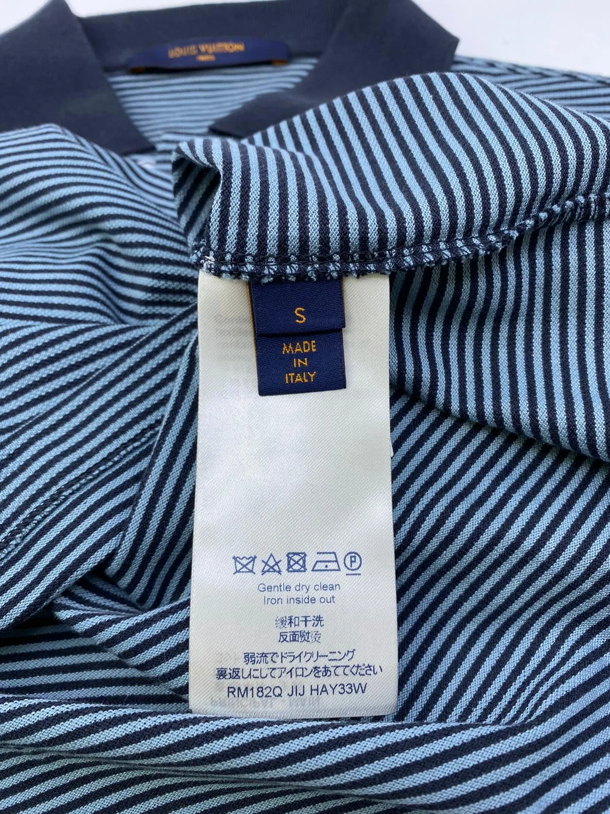 Fil a Fil Striped Polo