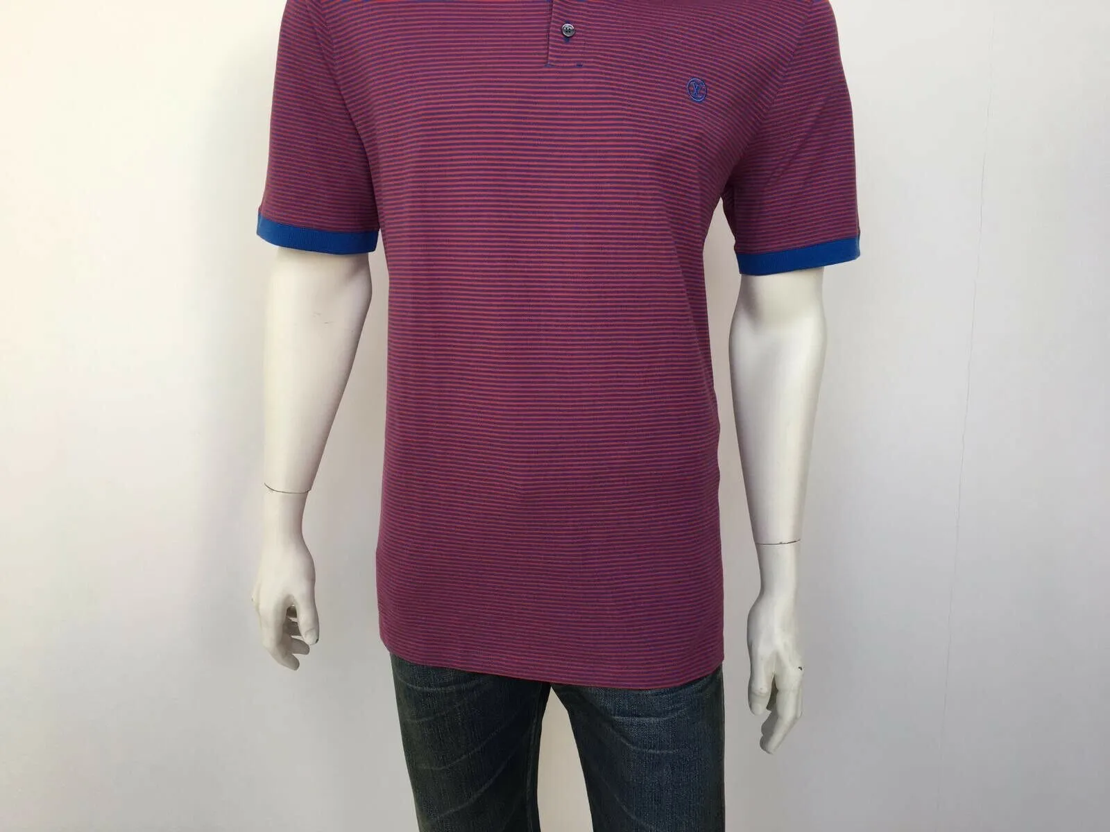 Fil a Fil Striped Polo