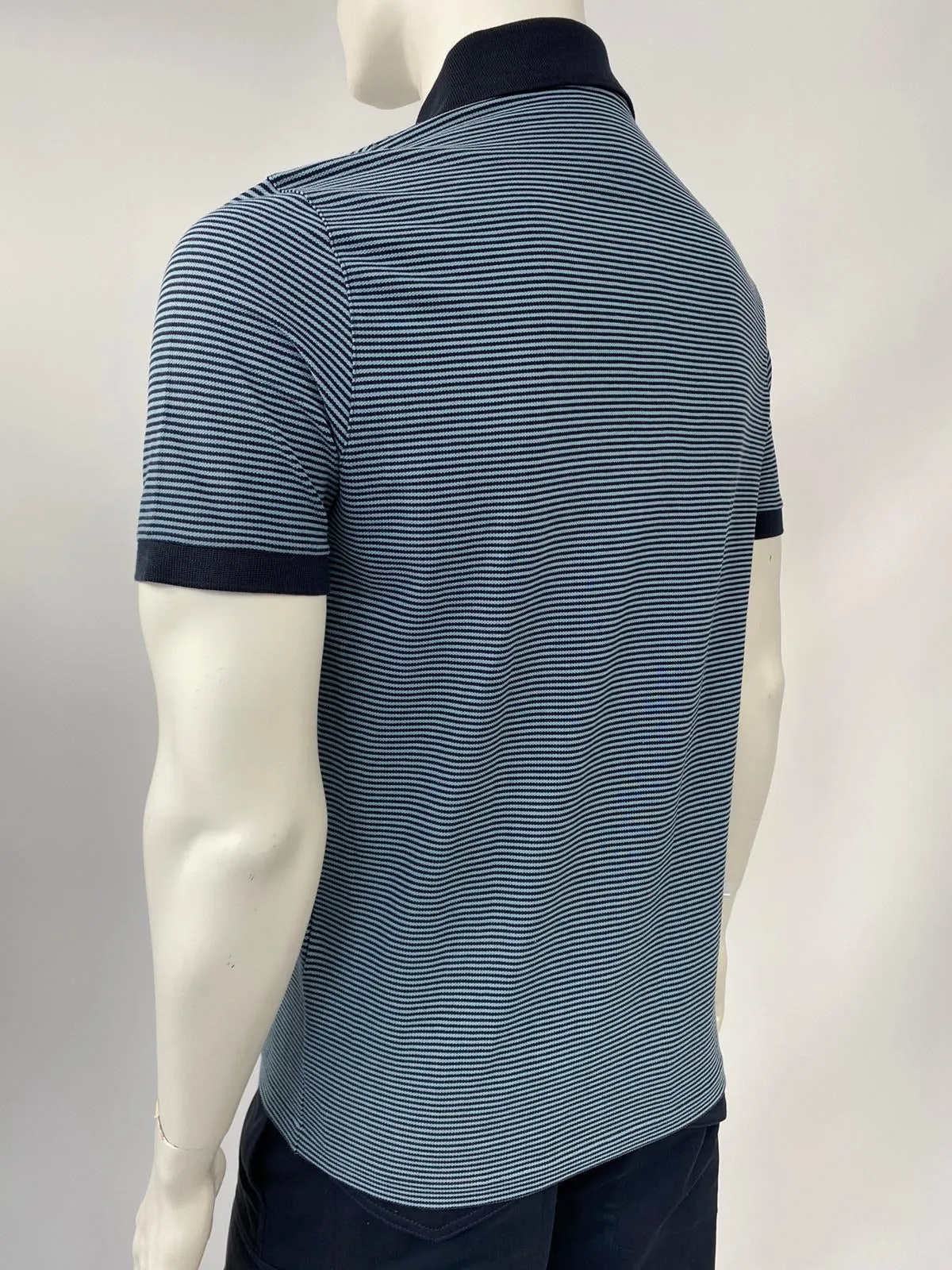 Fil a Fil Striped Polo