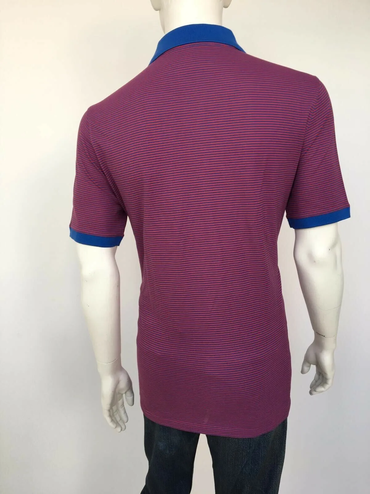 Fil a Fil Striped Polo