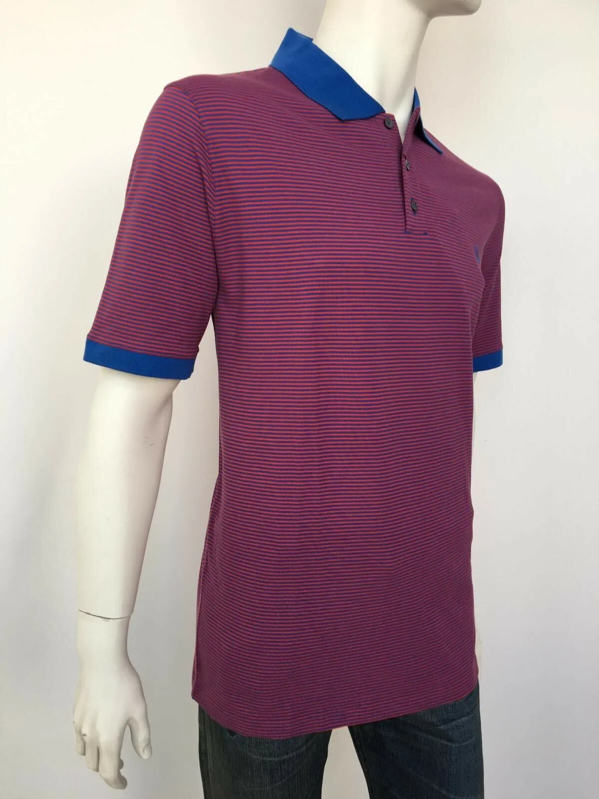 Fil a Fil Striped Polo