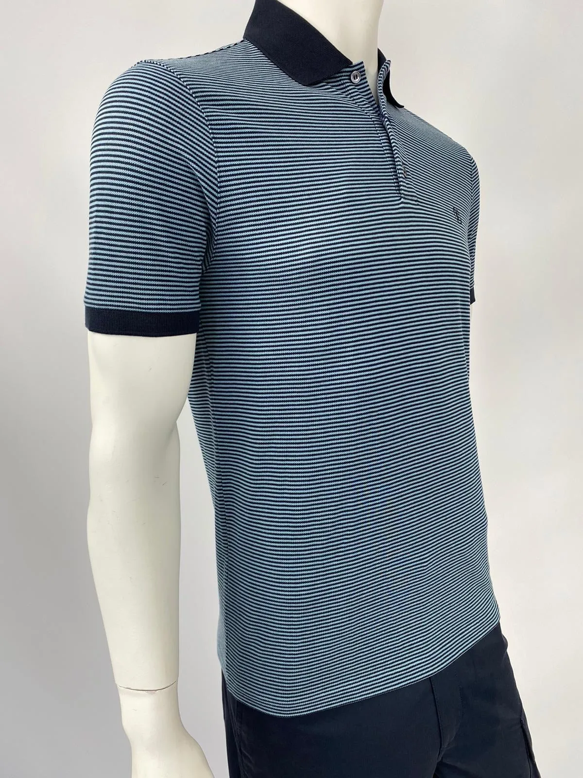 Fil a Fil Striped Polo