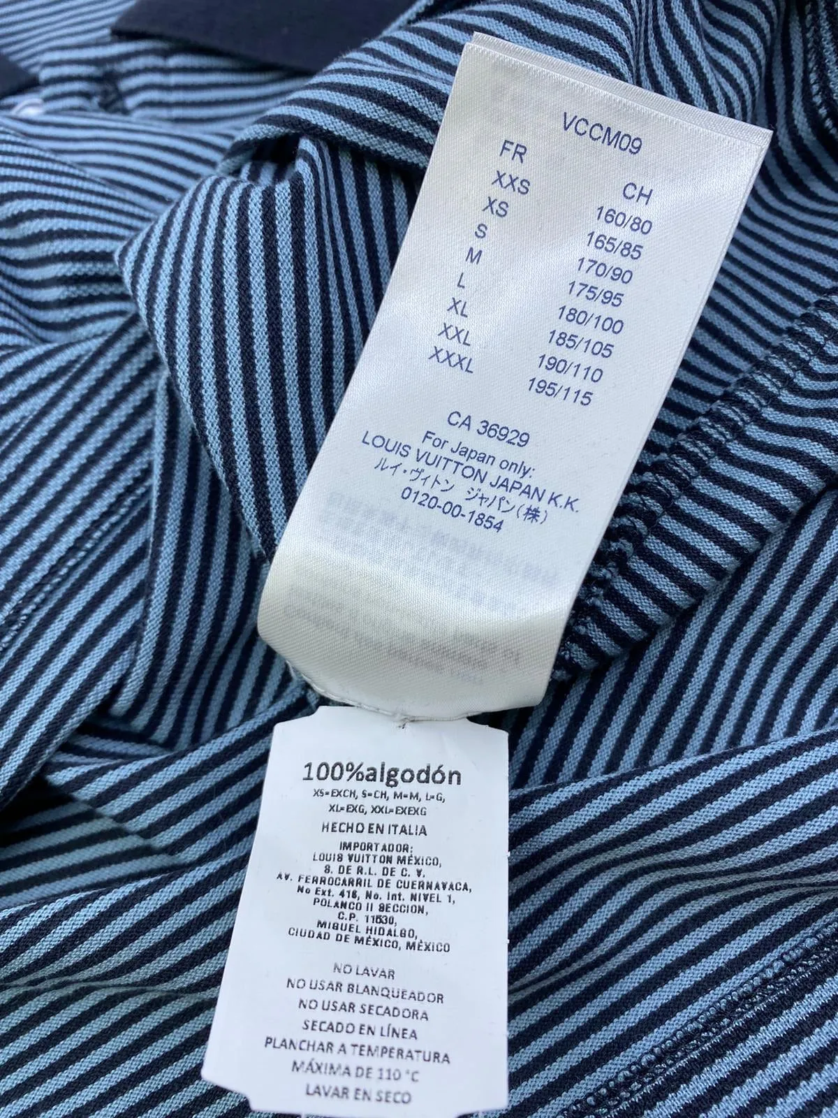 Fil a Fil Striped Polo