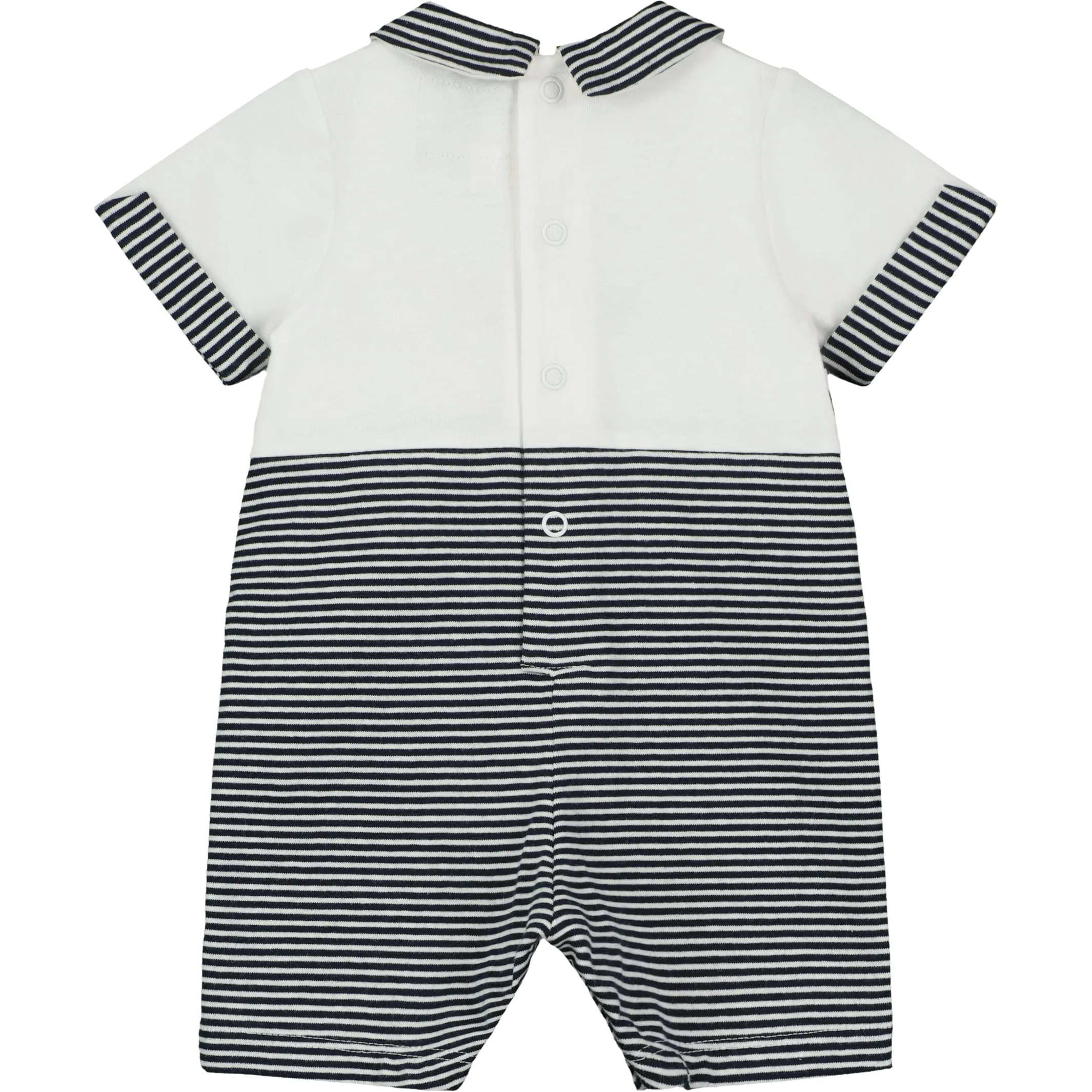 Finch Navy Nautical Boys Romper