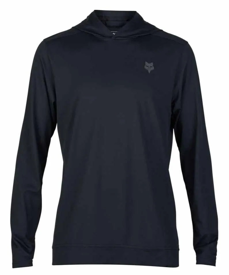 Fox RANGER LONG SLEEVE SUN HOODIE - Black