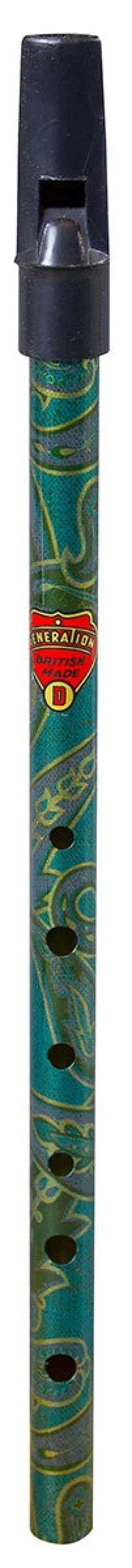 Generation Boho D Brass Whistle Paisley Green