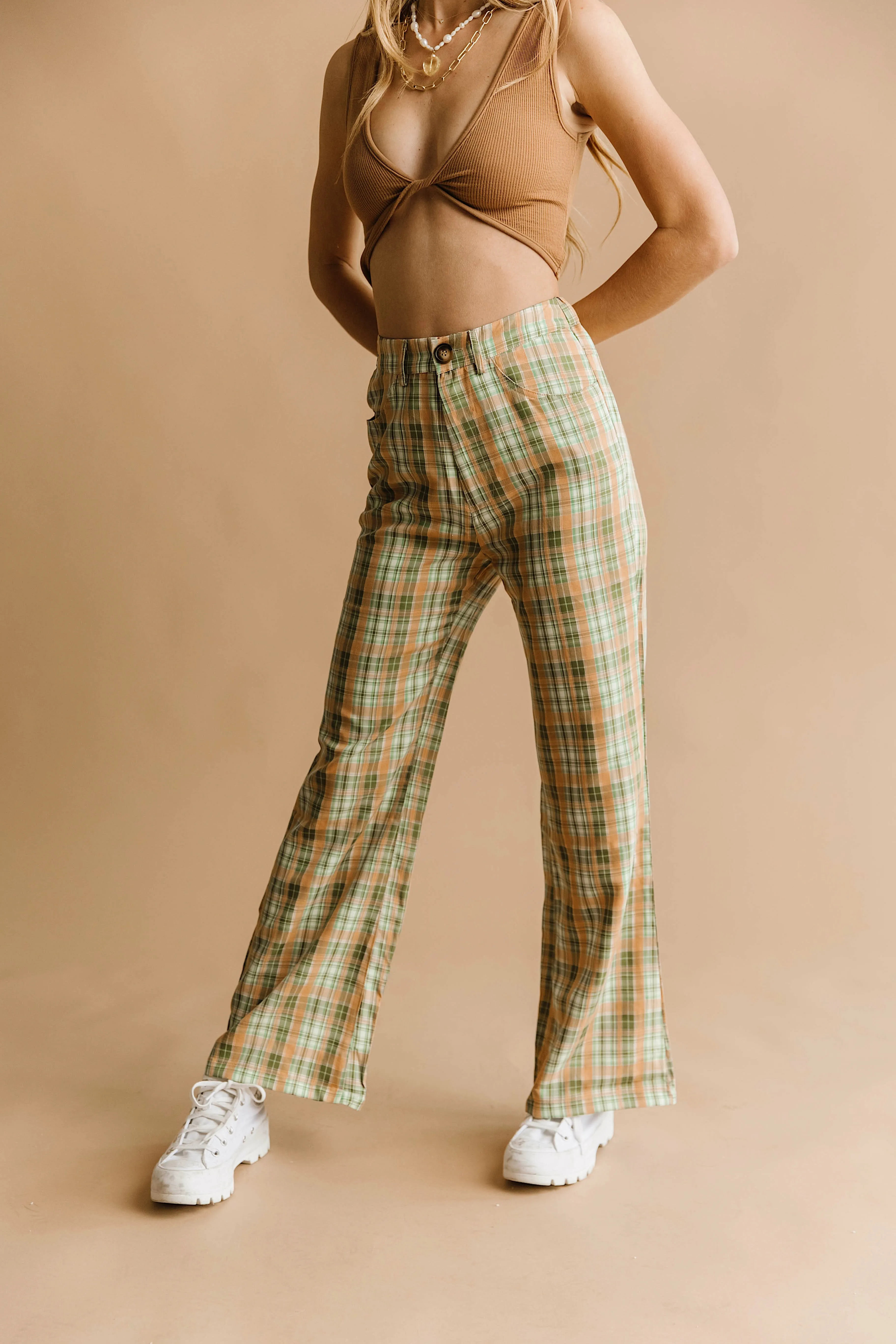 Go-Go Girl Plaid Trousers