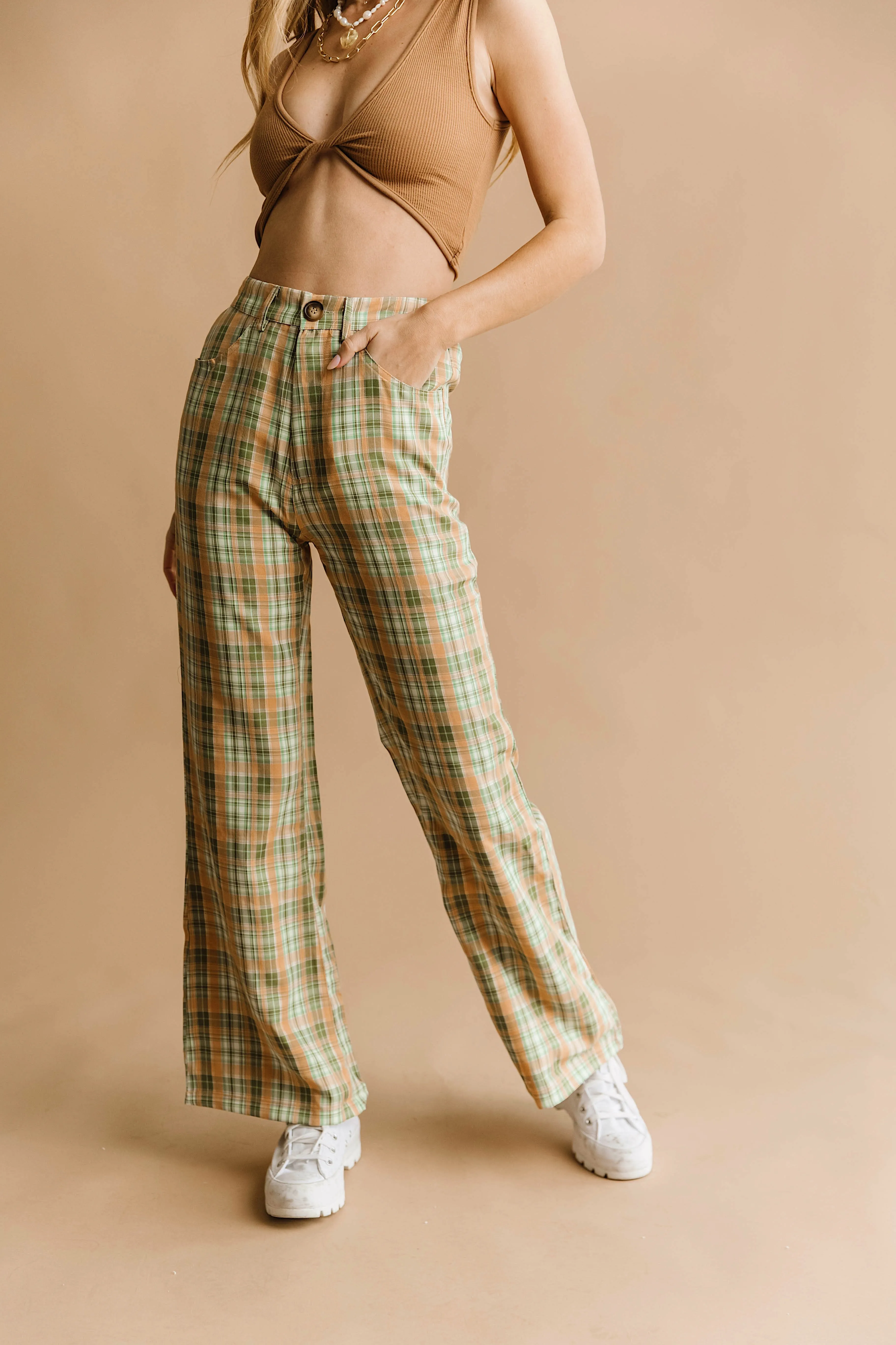 Go-Go Girl Plaid Trousers