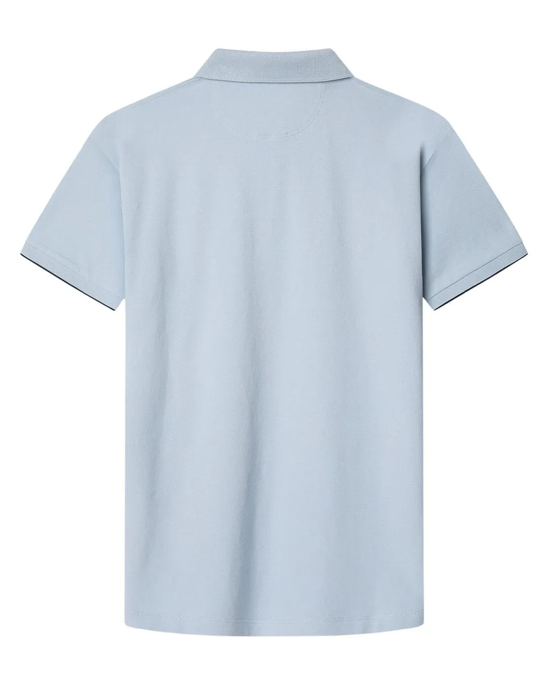 Hackett Ice Blue Swim Trim Arch Polo Shirt