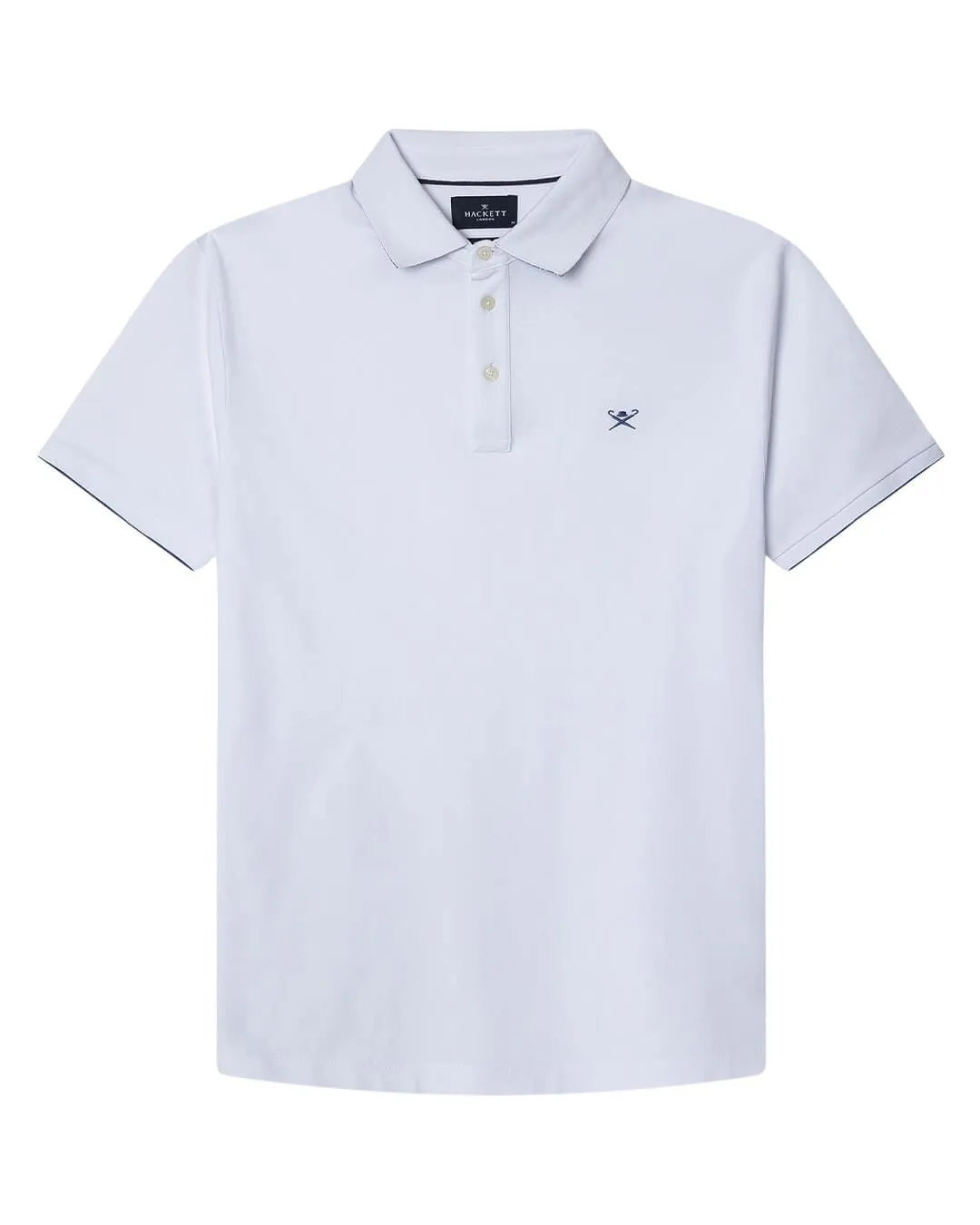 Hackett Optic White Swim Trim Arch Polo