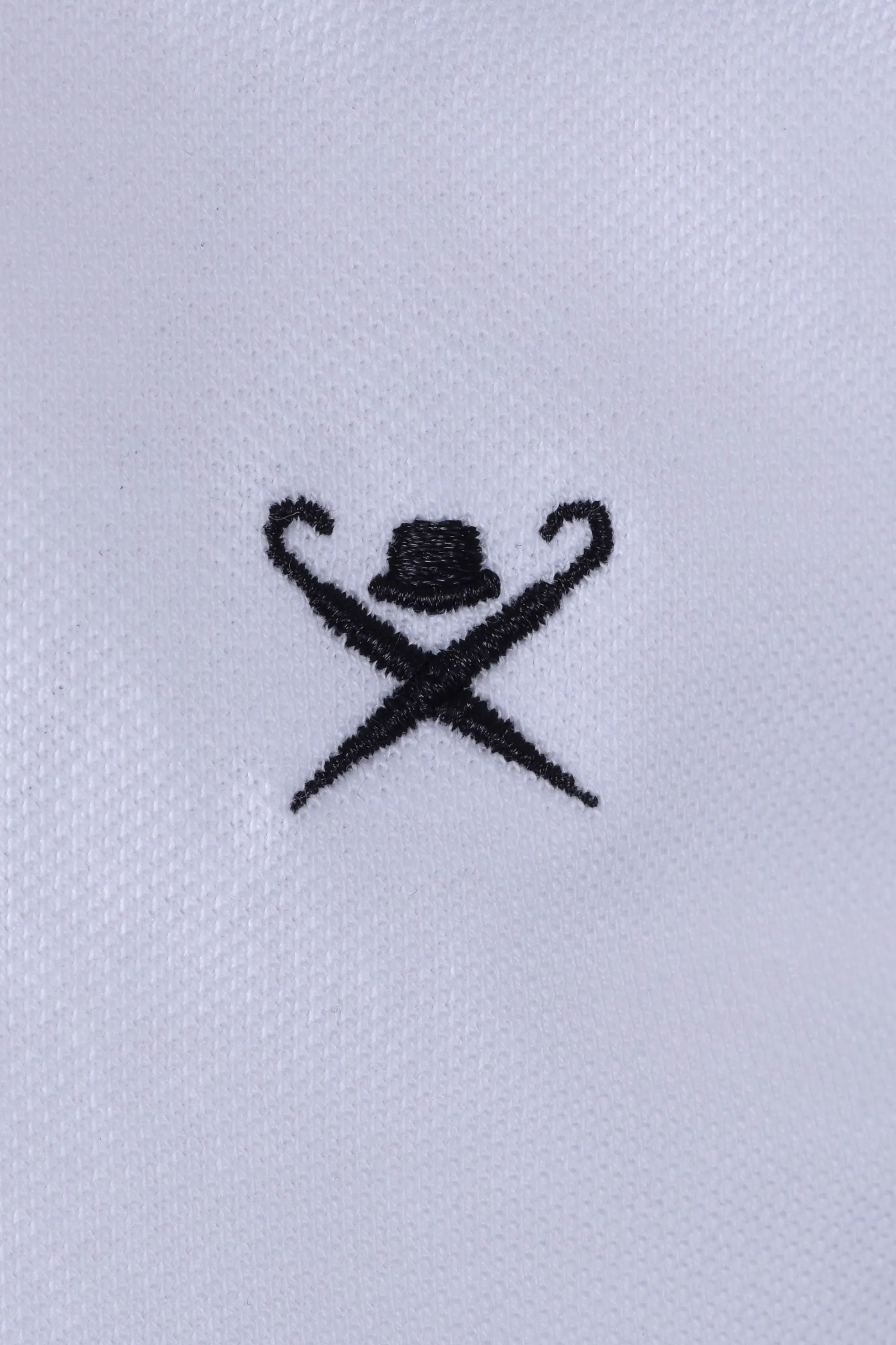 Hackett Swim Trim Palm Polo Shirt White