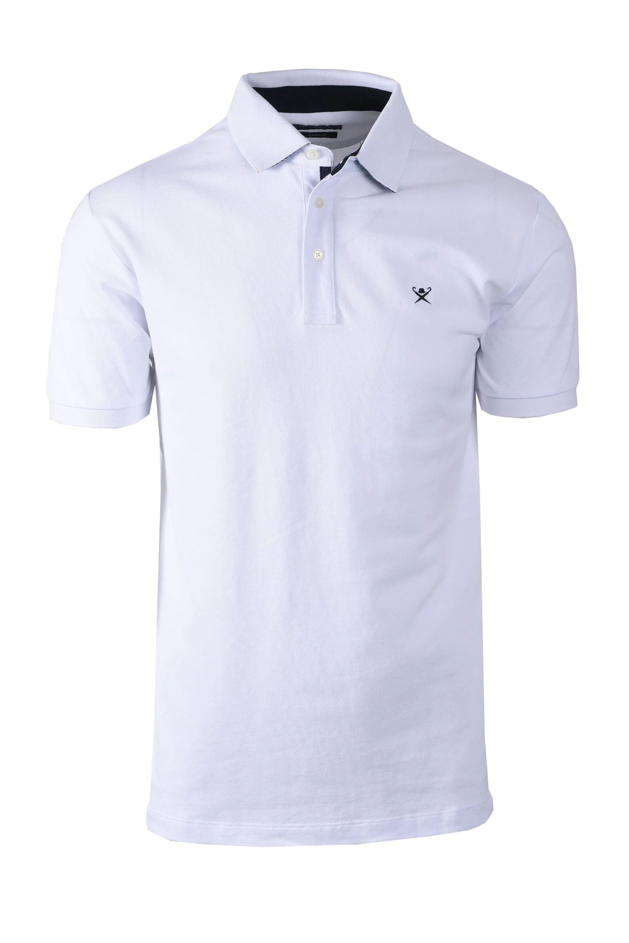 Hackett Swim Trim Palm Polo Shirt White