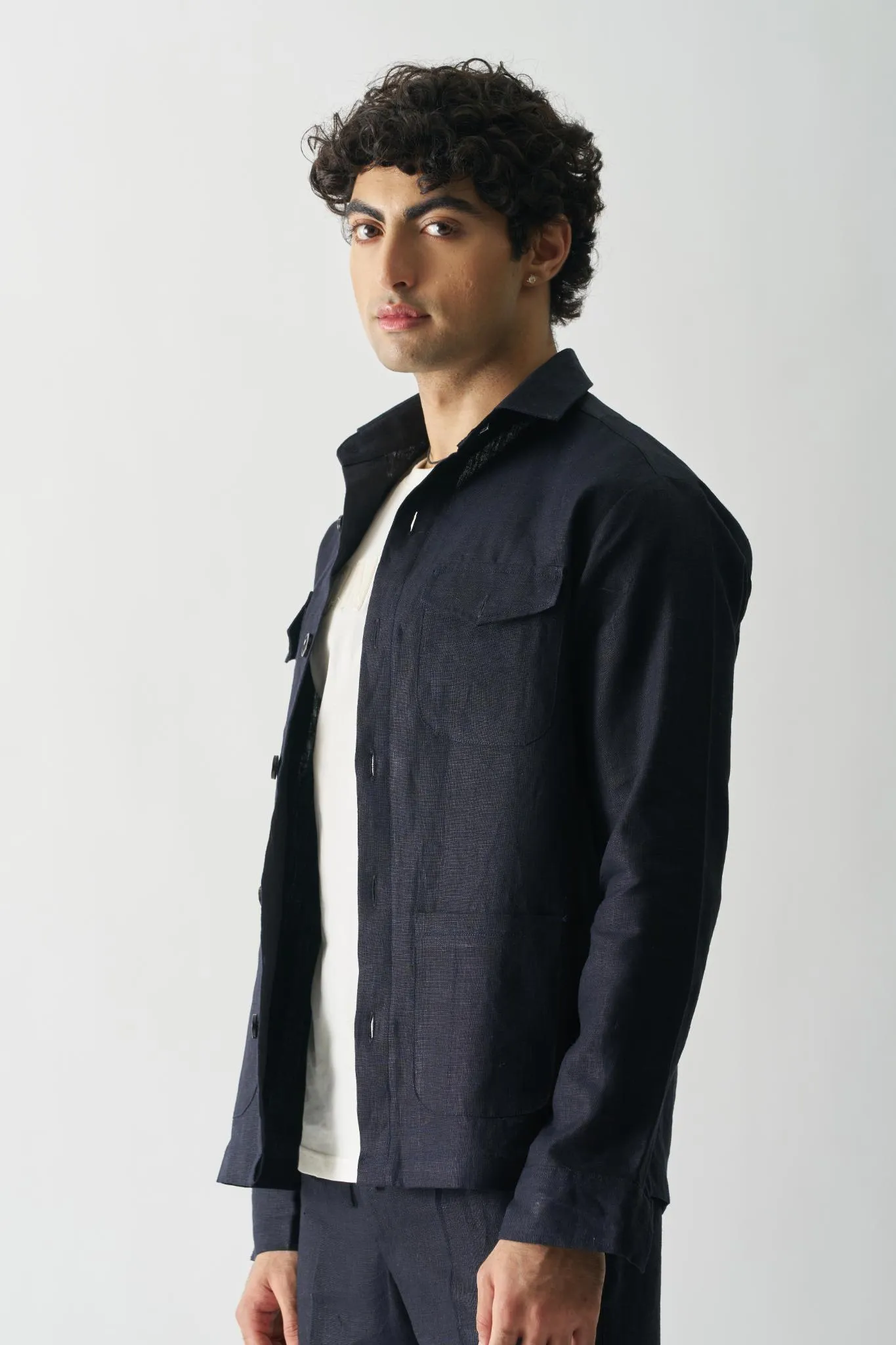Harbor Breeze Linen Jacket