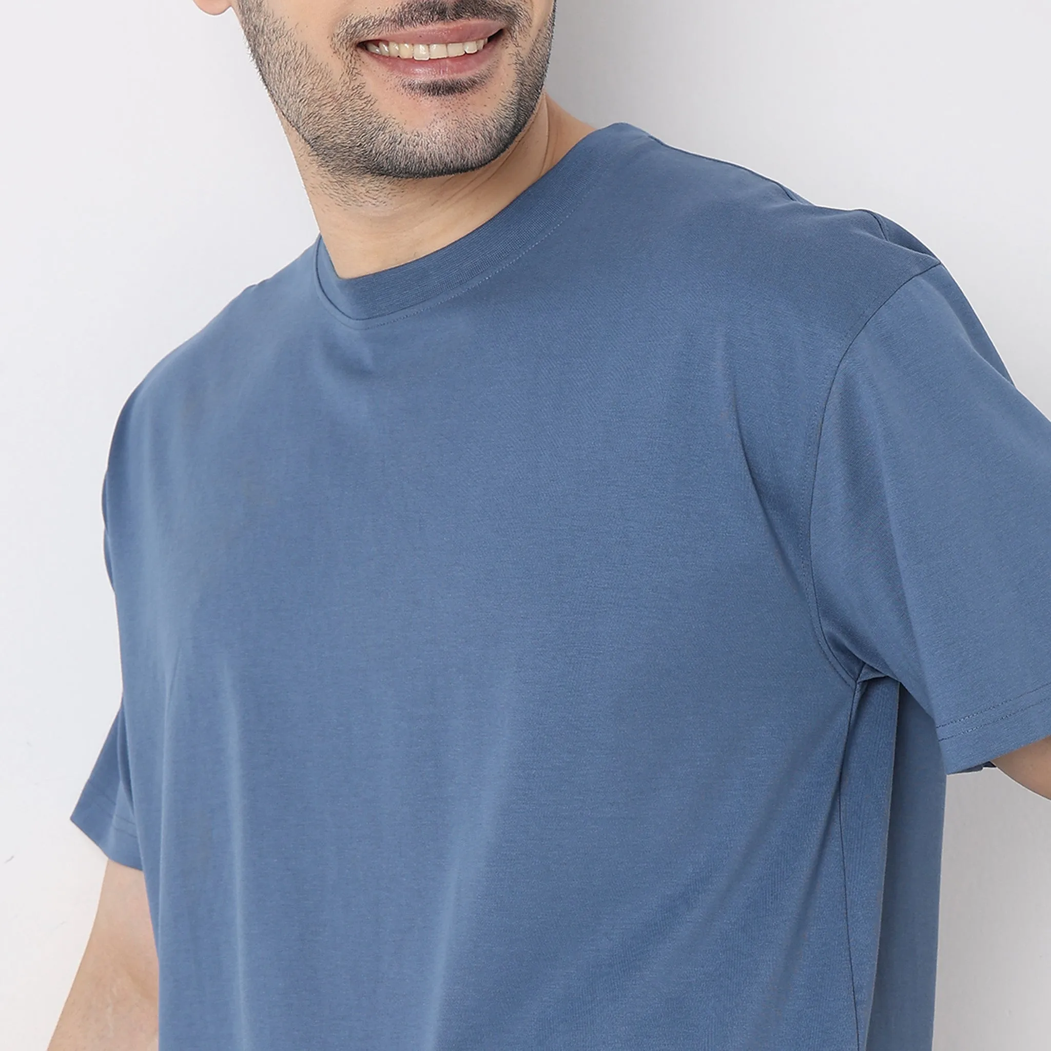 Heavy DutyTeesᵉˣ Oversized Body in an exclusive 210 GSM Patented Fabric