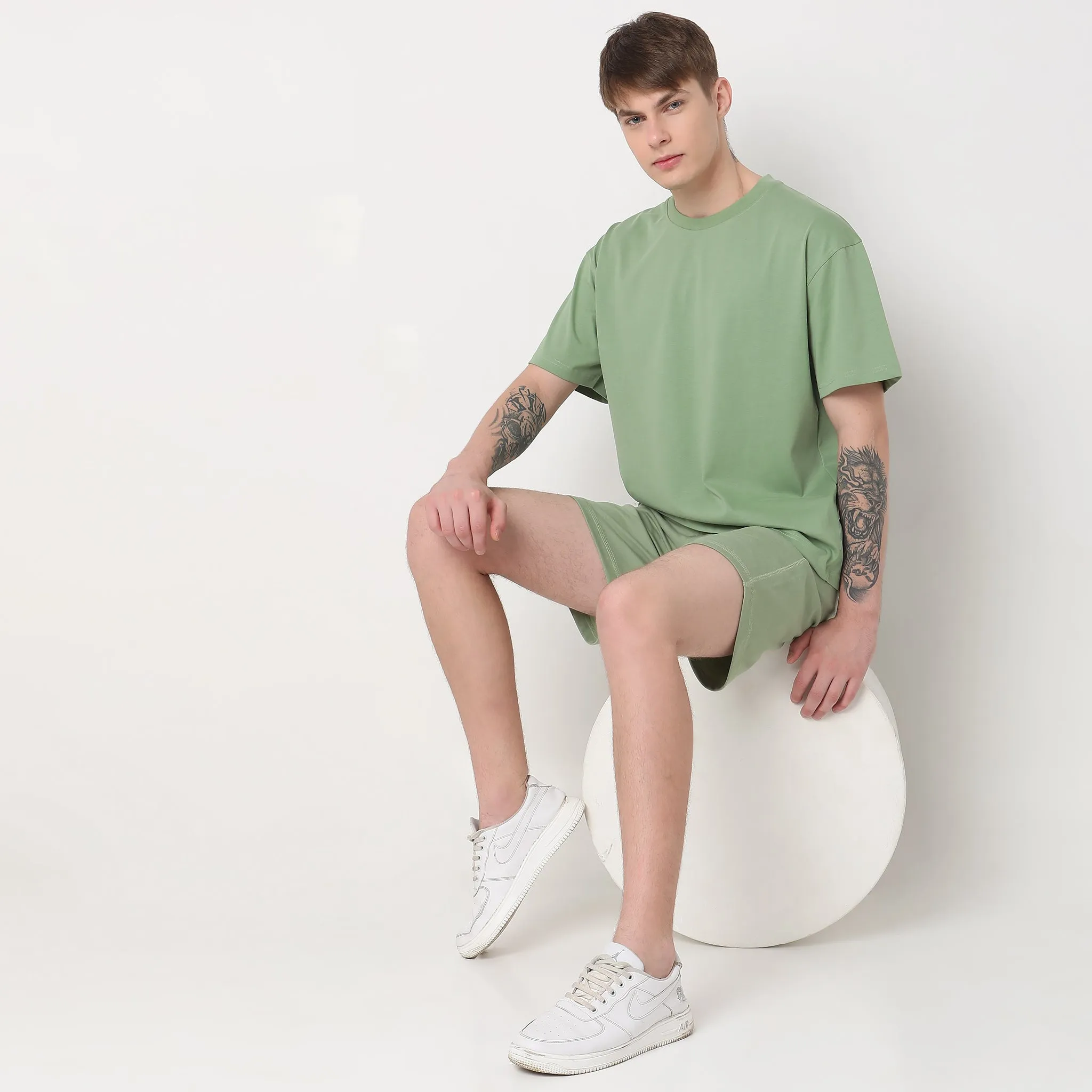 Heavy DutyTeesᵉˣ Oversized Body in an exclusive 210 GSM Patented Fabric