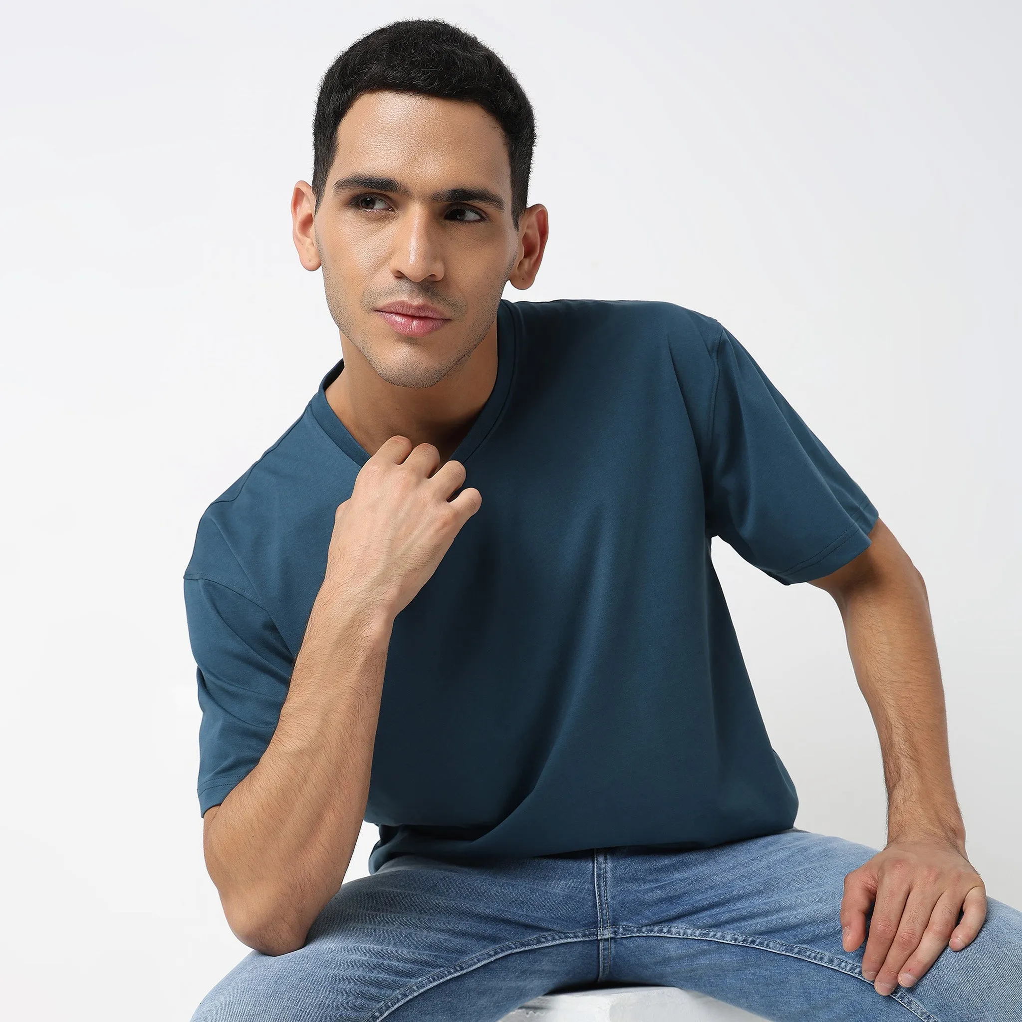 Heavy DutyTeesᵉˣ Oversized Body in an exclusive 210 GSM Patented Fabric
