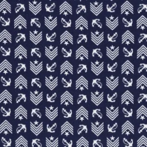Hello Sailor Drop Anchor in Navy by Dear Stella