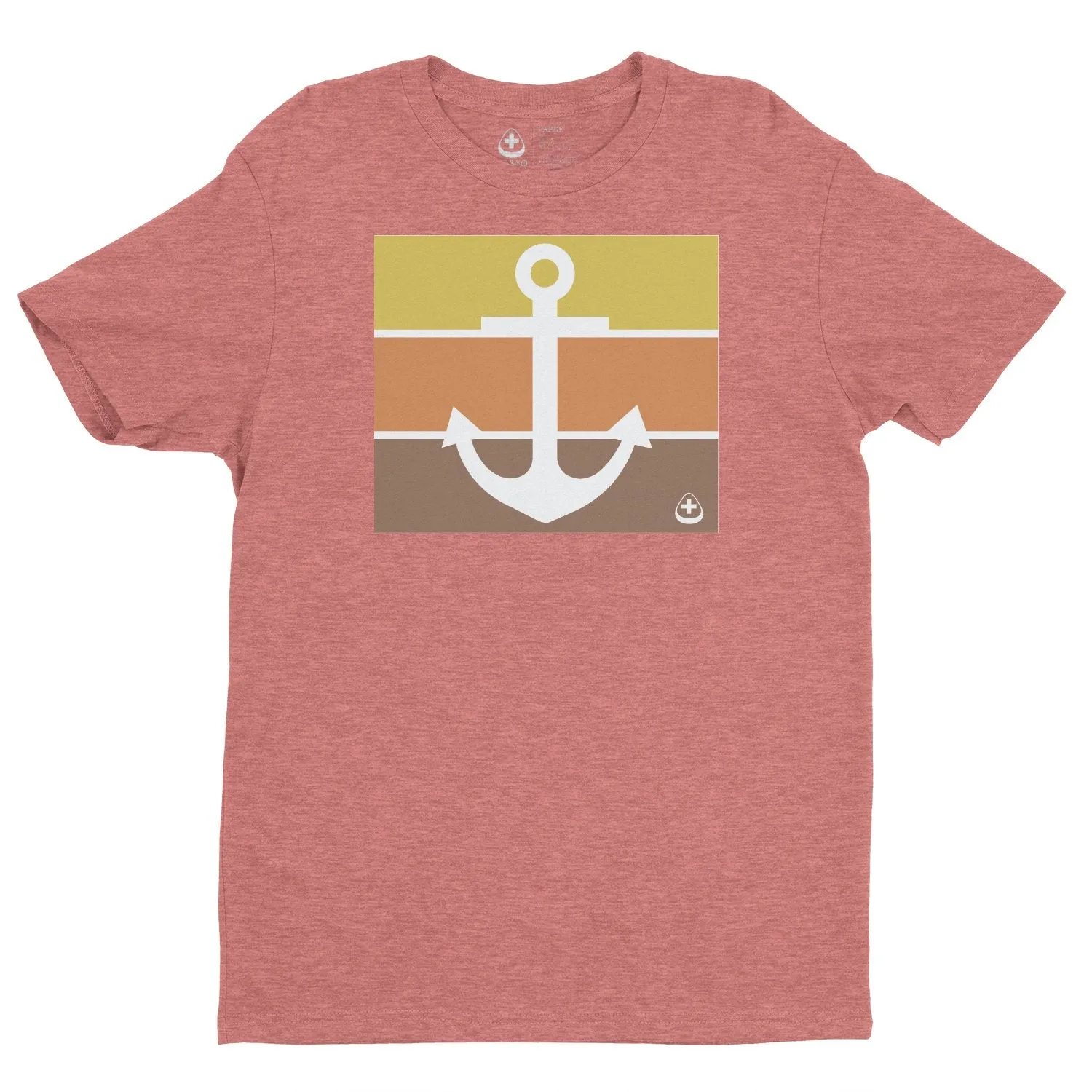 High-Quality Red Anchor Men’s Tee