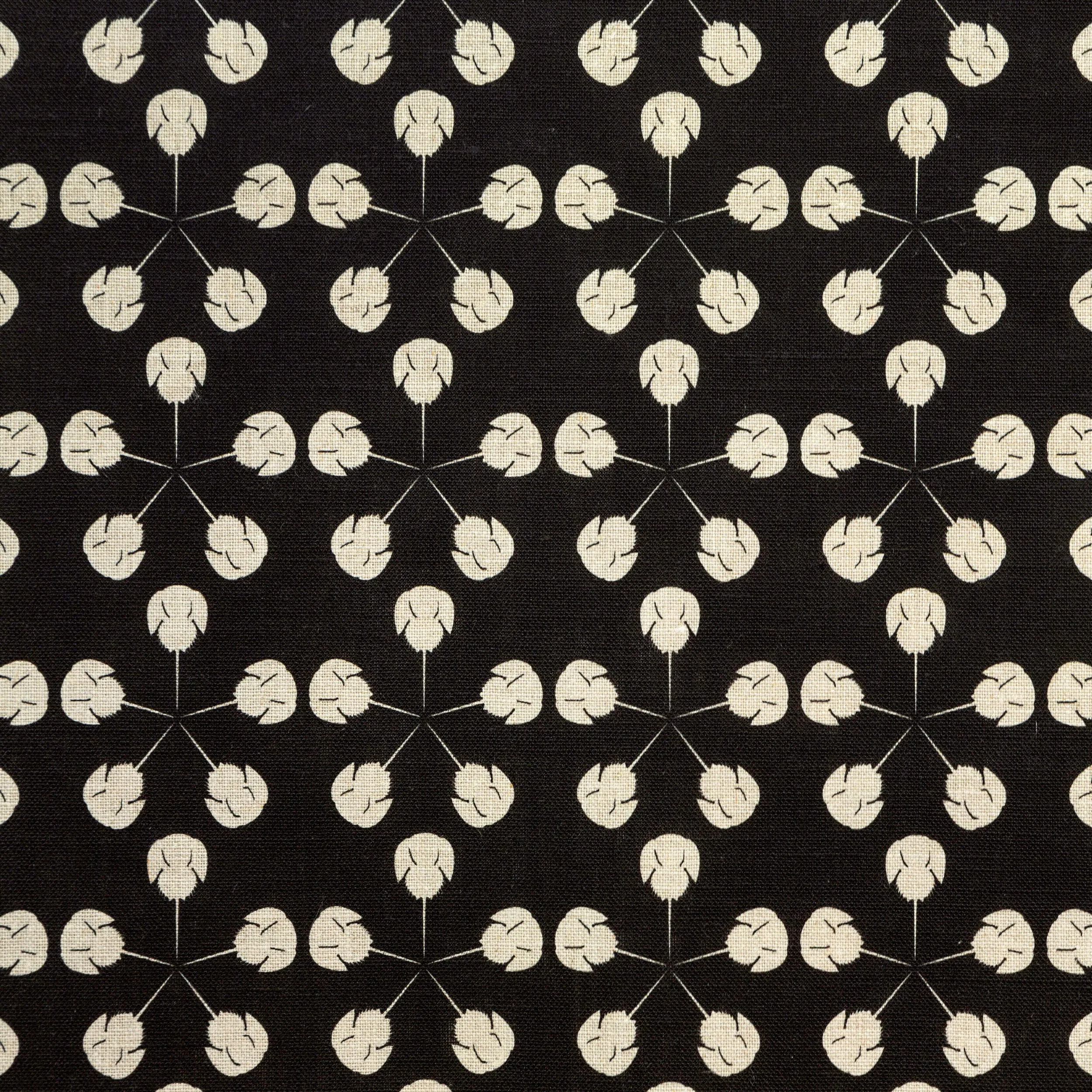 Horseshoe Crab Fabric - Black and White