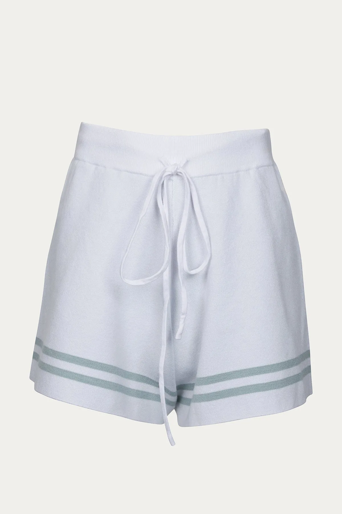 HYGEA STRIPED KNITTED SHORTS
