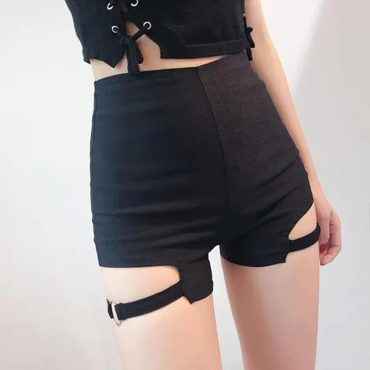 Irregular Plaid Skirt Shorts  UB96032