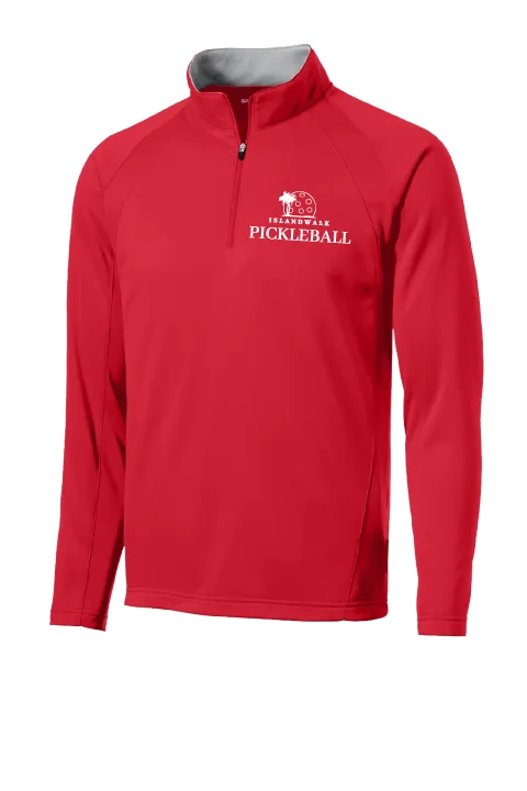 Islandwalk Pickleball Men's Sport-Tek® Sport-Wick® Fleece 1/4-Zip Pullover