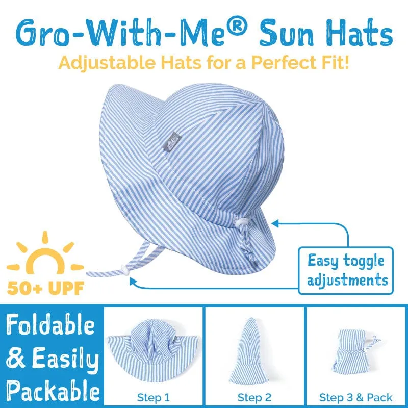 Jan & Jul Gro-With-Me Sun Hat - Cotton  Candy Tie-Dye