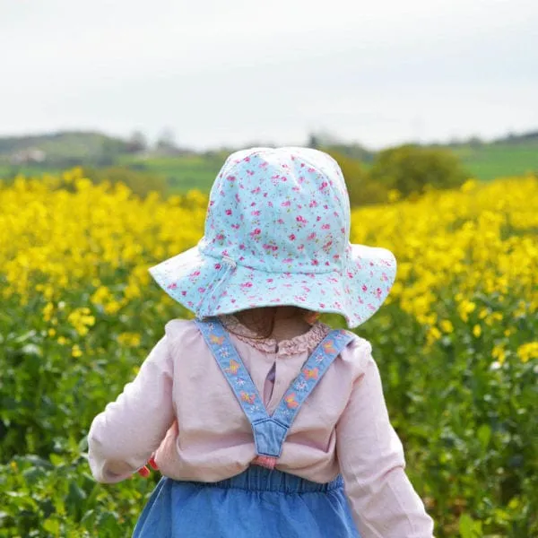 Jan & Jul Gro-With-Me Sun Hat - Retro Rose