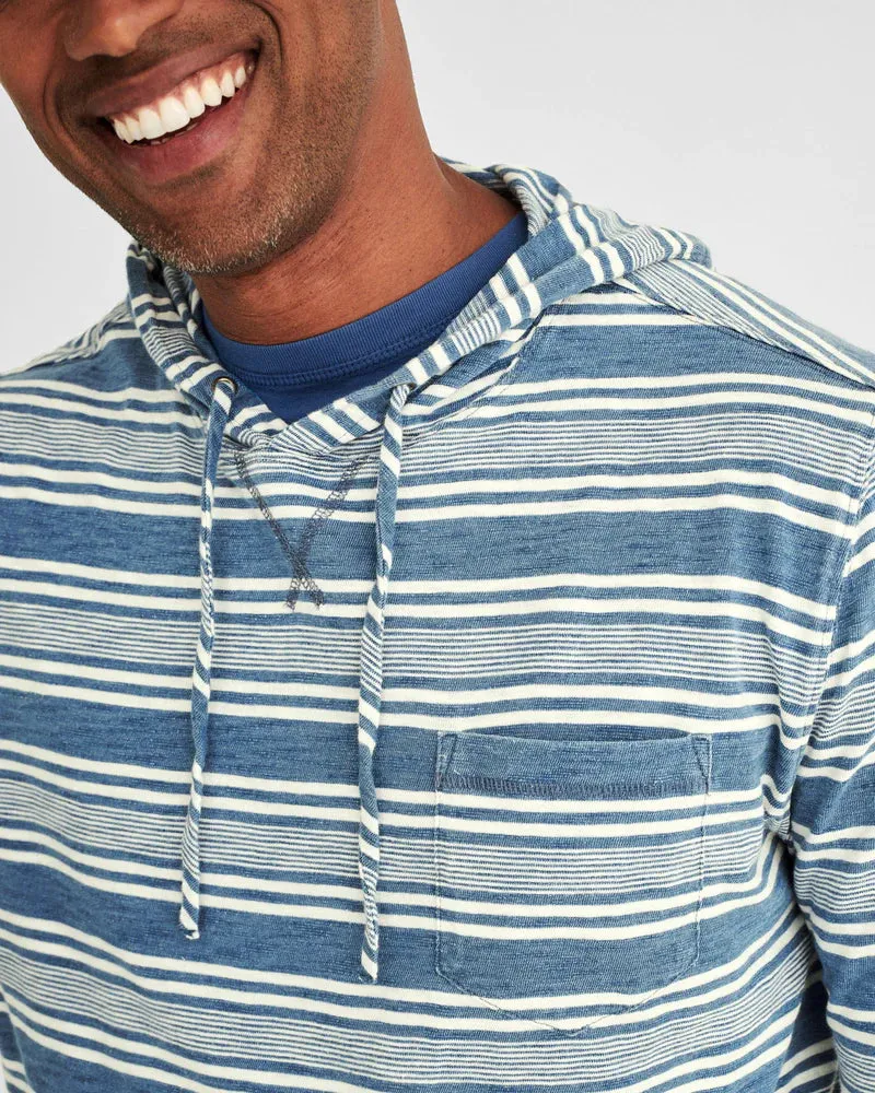 Johnnie O - Fowler Striped Hoodie - Indigo