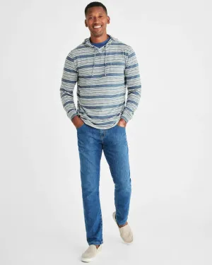 Johnnie O - Fowler Striped Hoodie - Indigo