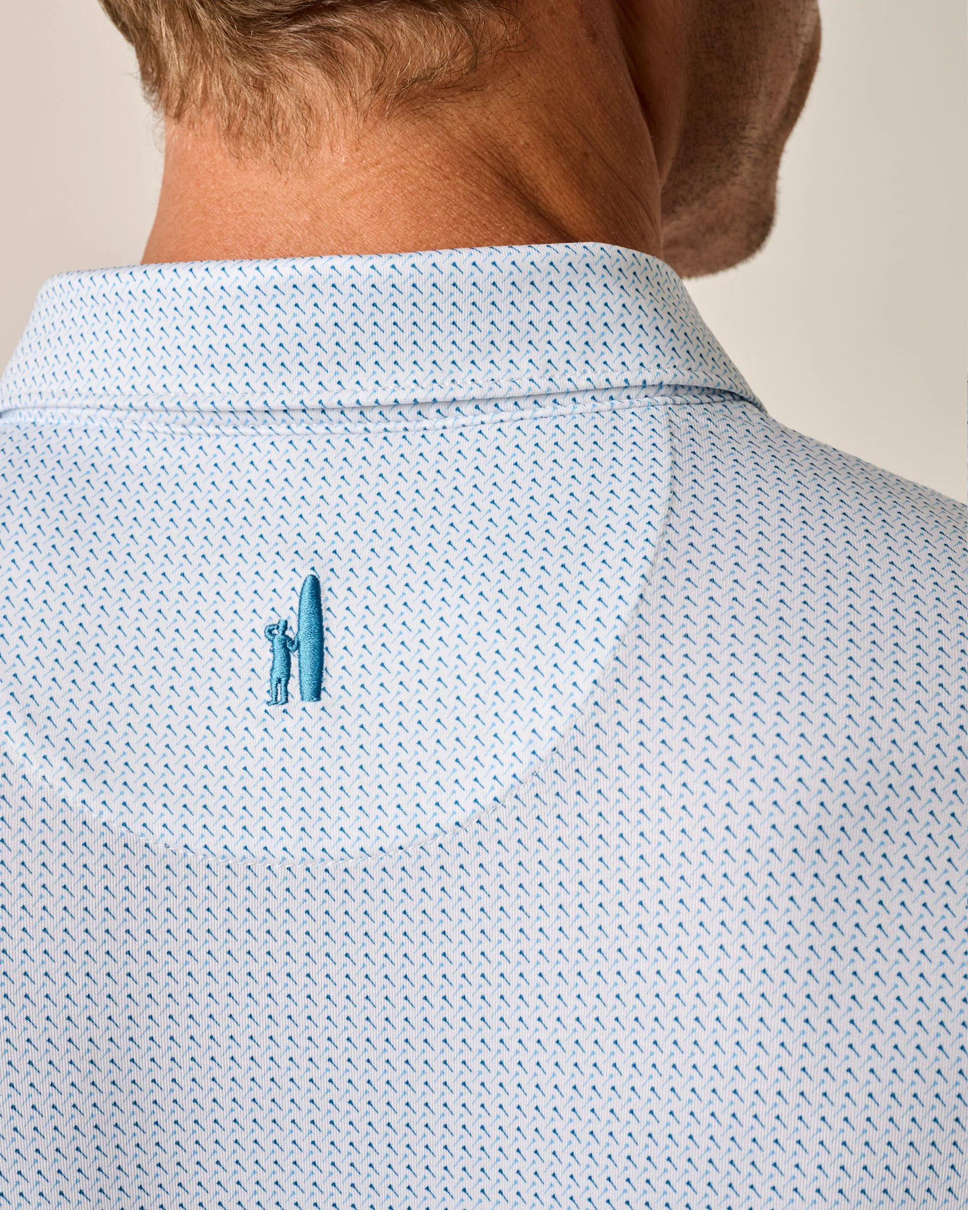 Johnnie-O Performance Jersey Polo - Tee Time Print