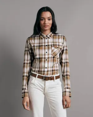 Jonah Plaid Shirt in Brown Plaid