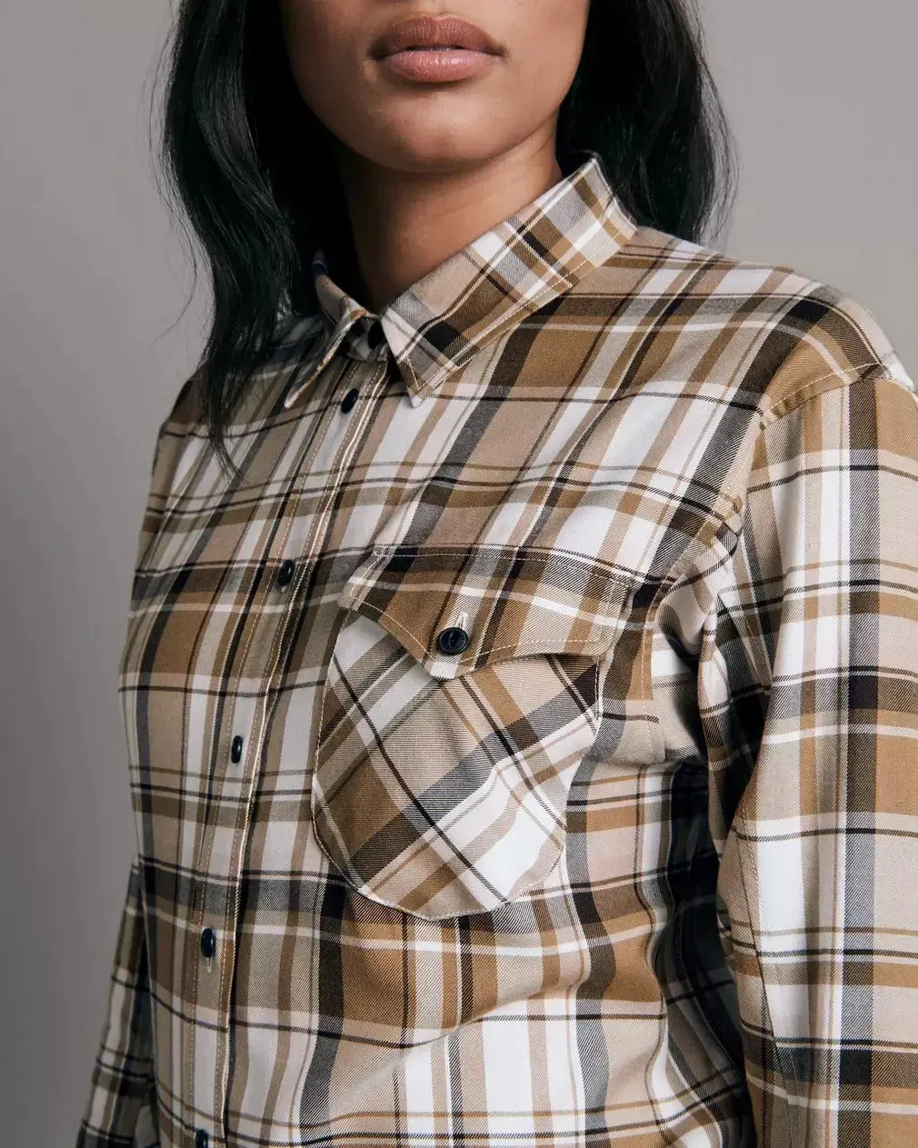 Jonah Plaid Shirt in Brown Plaid
