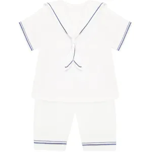 Joseph White Boys Linen Sailor Outfit with Hat
