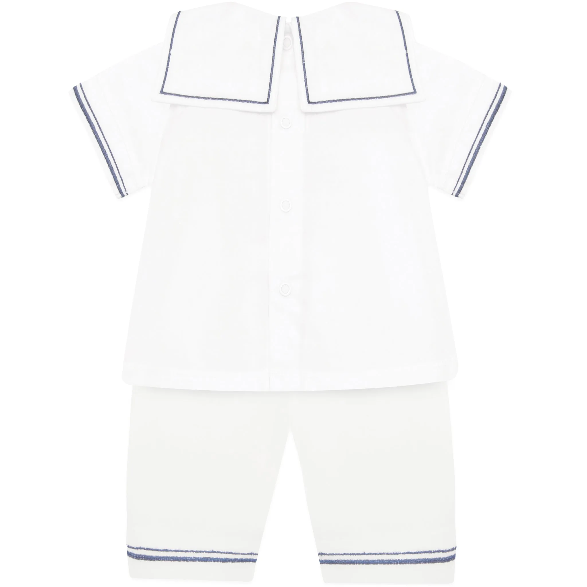 Joseph White Boys Linen Sailor Outfit with Hat