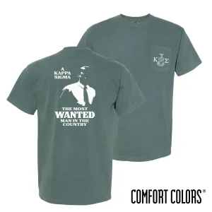 Kappa Sig Most Wanted Man Short Sleeve Tee