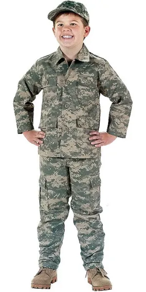 Kids ACU Digital Camouflage - Military BDU Shirt