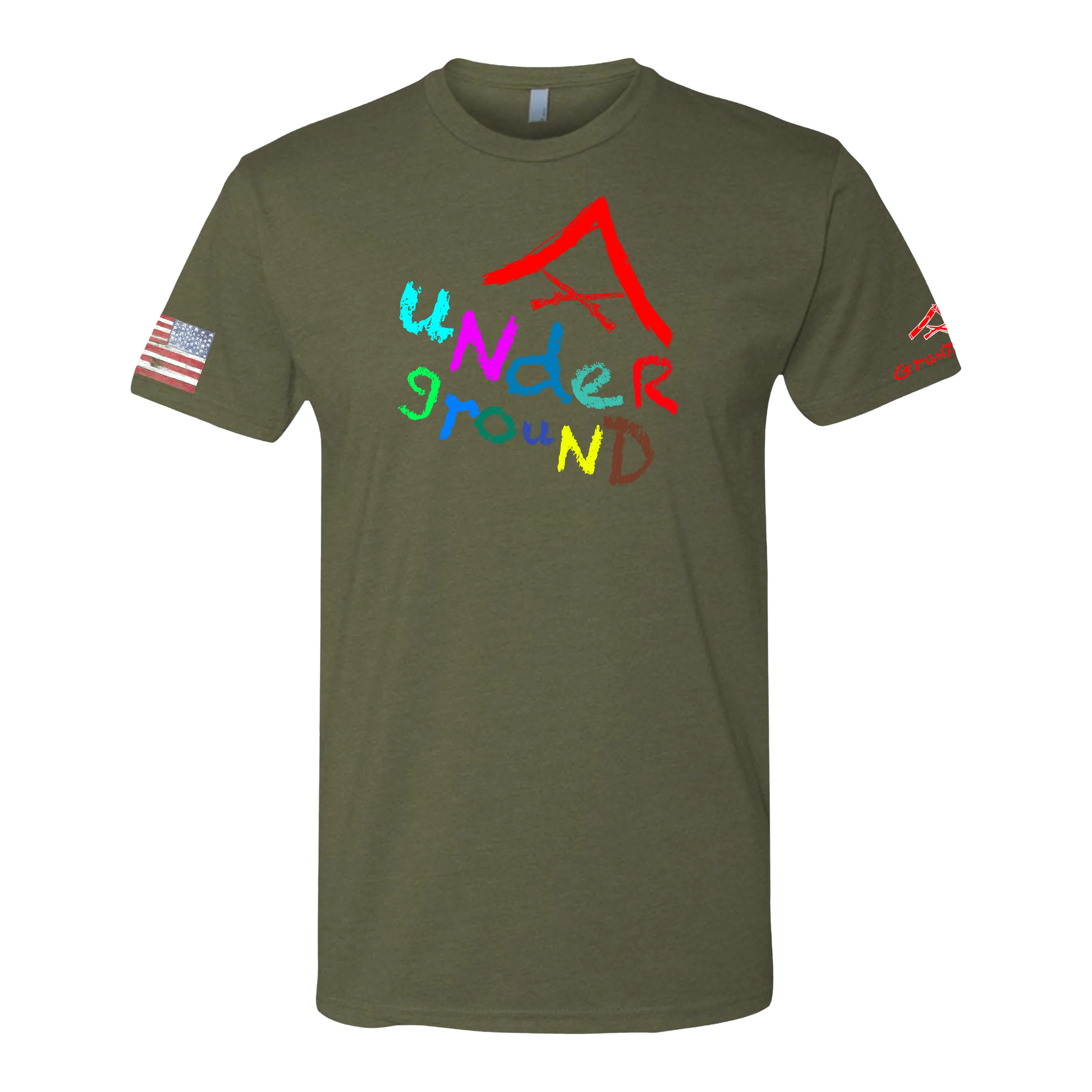 LCPL UNDERGROUND Crayon Shirt (OD OR CHARCOAL GRAY)