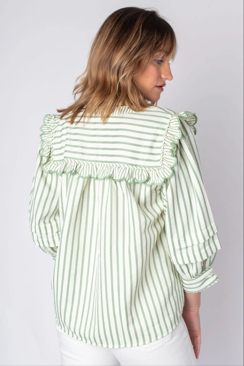 Lily Striped Long Sleeve Top