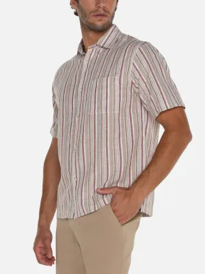 Liverpool SS Button Down - Nantucket Stripe