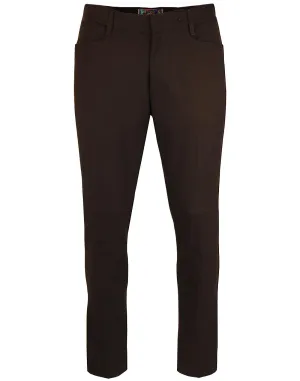 Logan Slim Trousers Brown