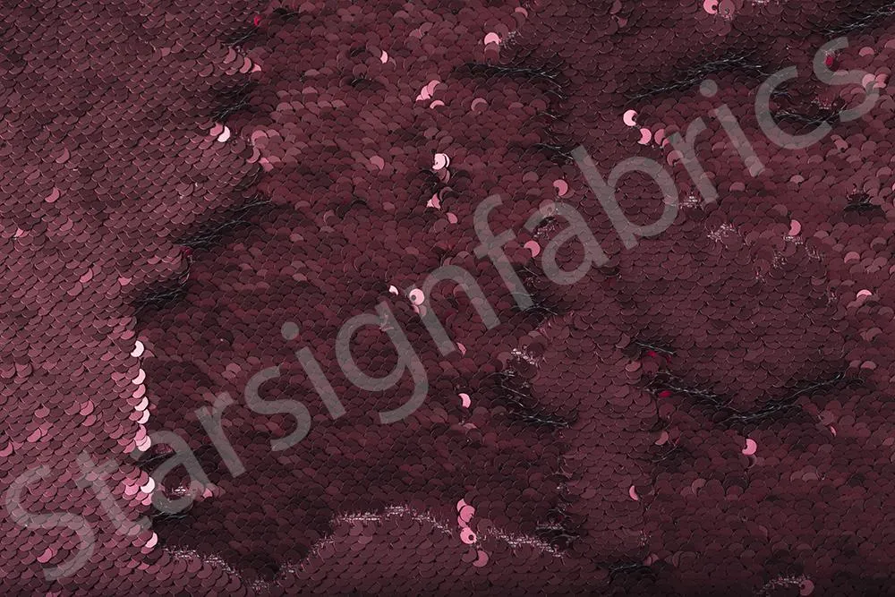 London Style Iridescent Mermaid Sequined Matte Fabric
