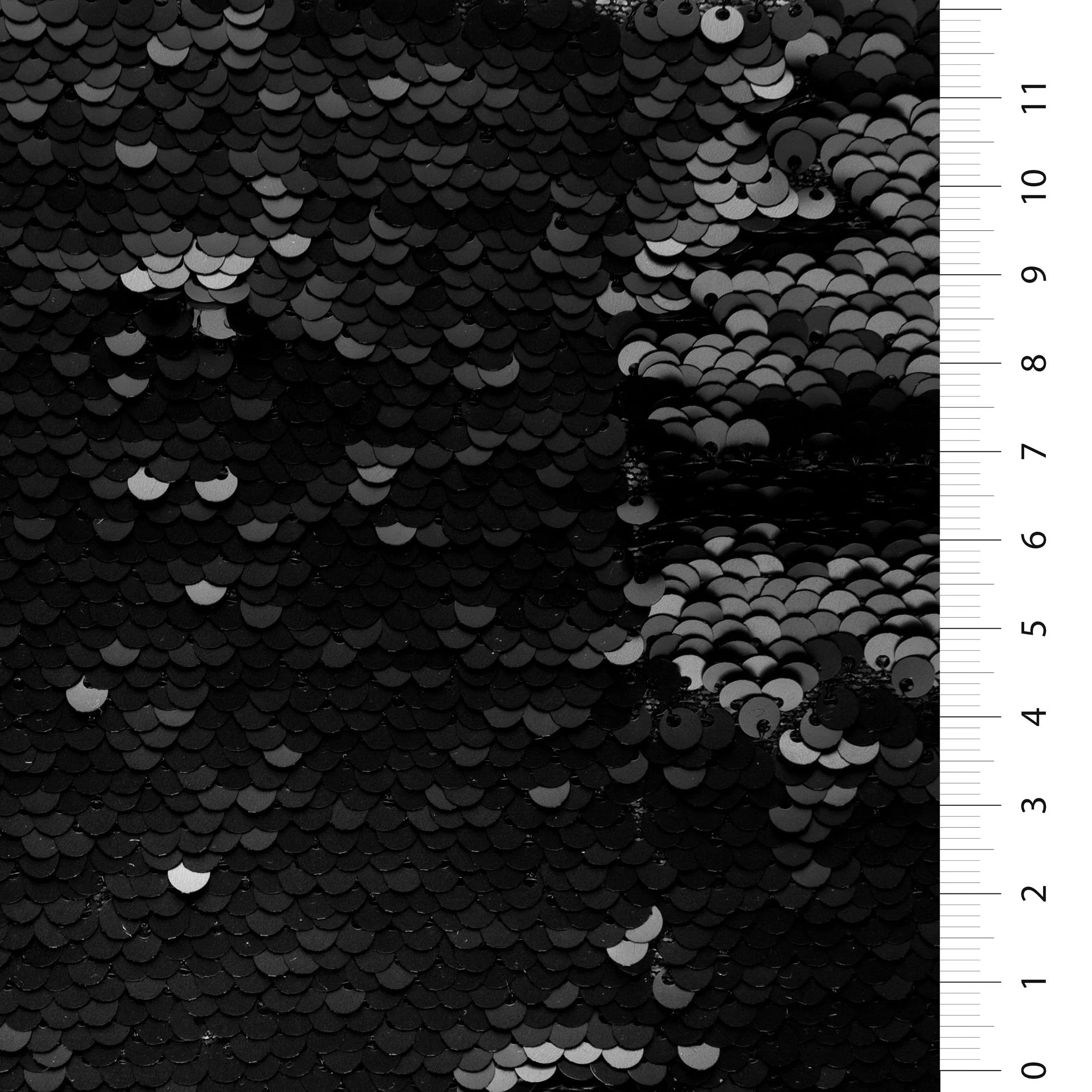 London Style Iridescent Mermaid Sequined Matte Fabric
